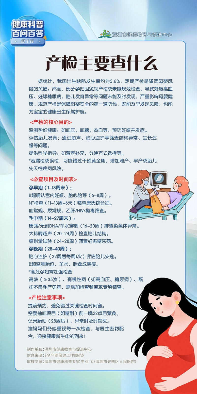 产检主要查什么